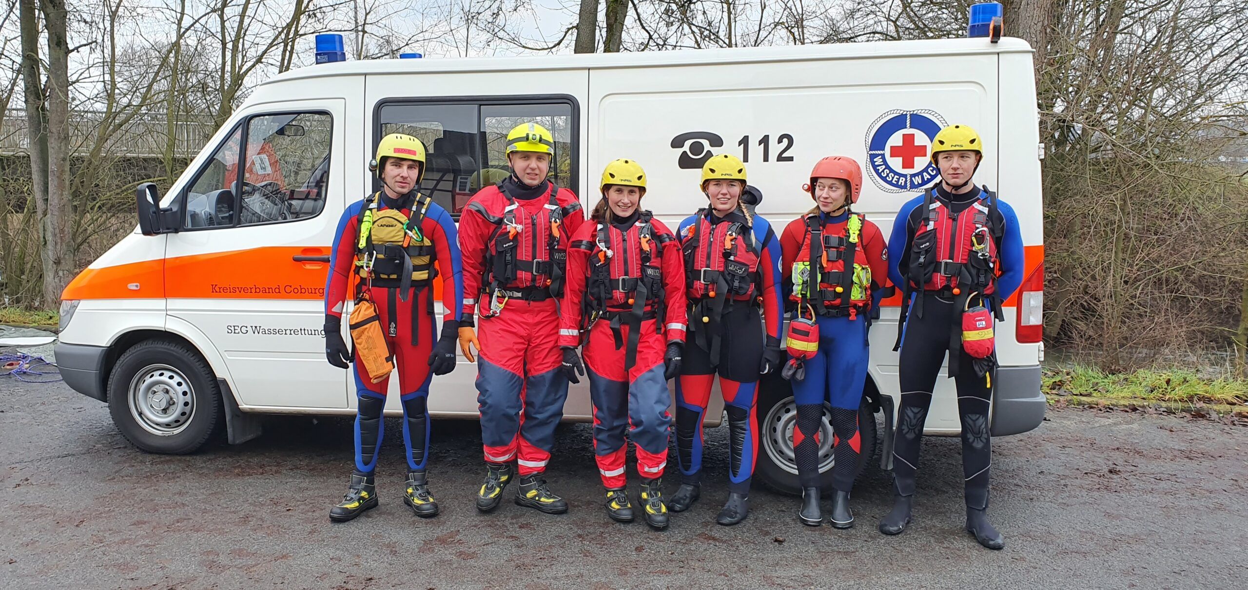 Übung Fließwasserretter Kreiswasserwacht Coburg